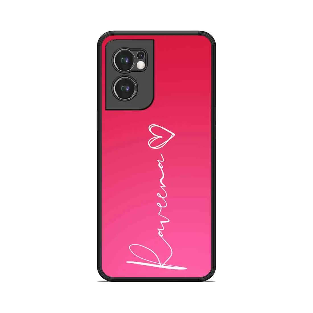 Customized Oneplus CE2 Back Cover with Signature Calligraphy Name