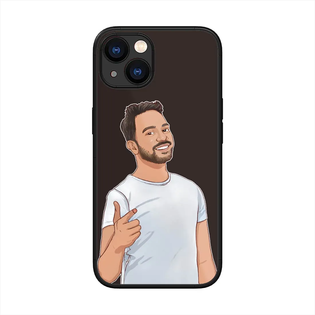 Customized Photo Cell Phone Case for iPhone 13 Back Case with Image - Cartoonize Photo