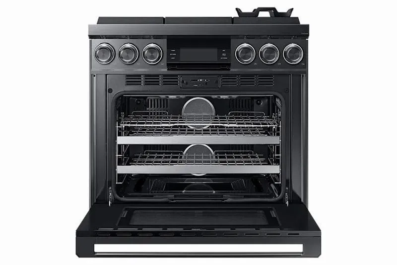 Dacor - 5.4 cu. ft  Gas Range in Black Stainless - DOP36M96GLM