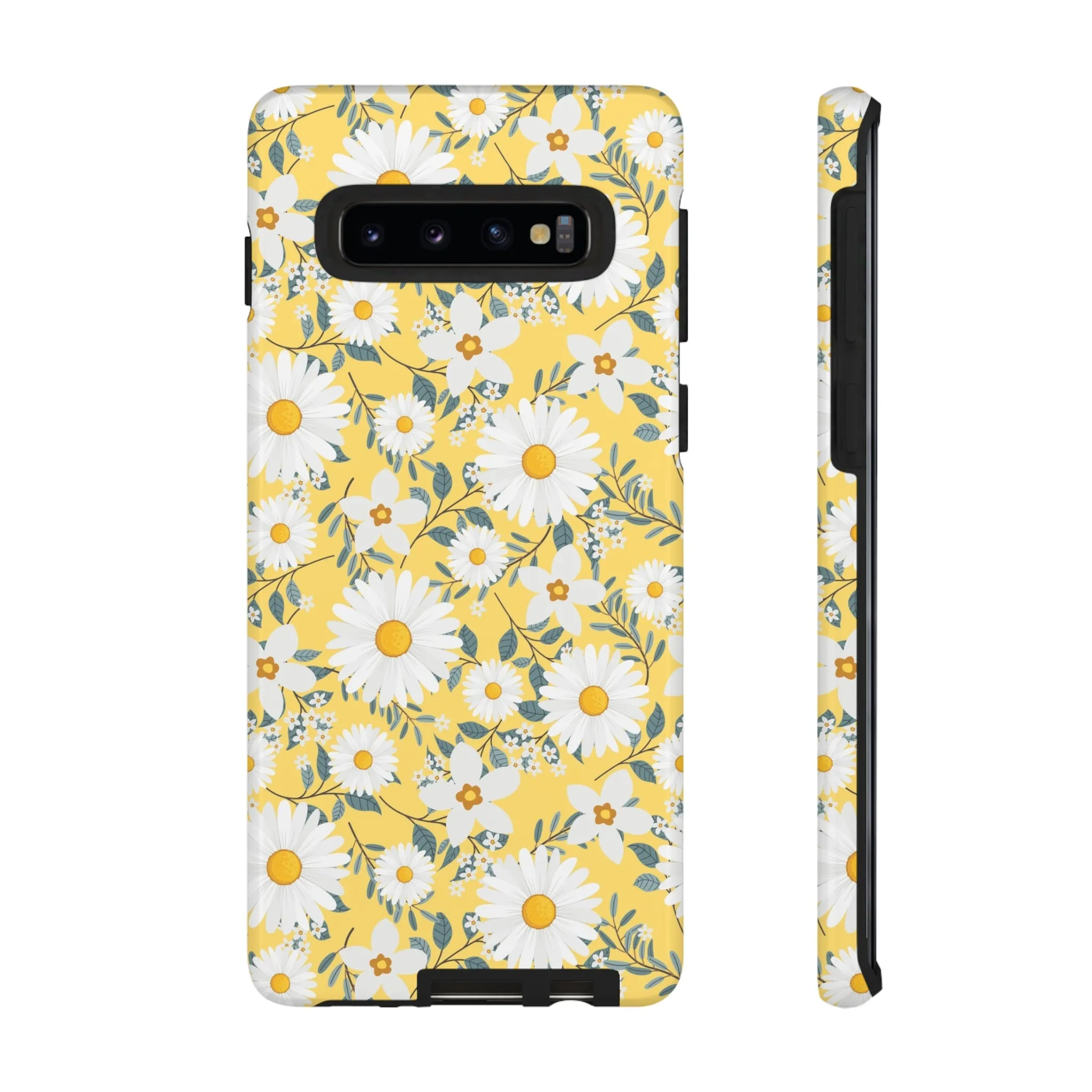 Daisy Iphone 14 13 12 Pro Case, Yellow Flowers Floral Cute Aesthetic Tough Cases 11 8 Plus X XR XS Max Pixel Galaxy S23 s22 Phone