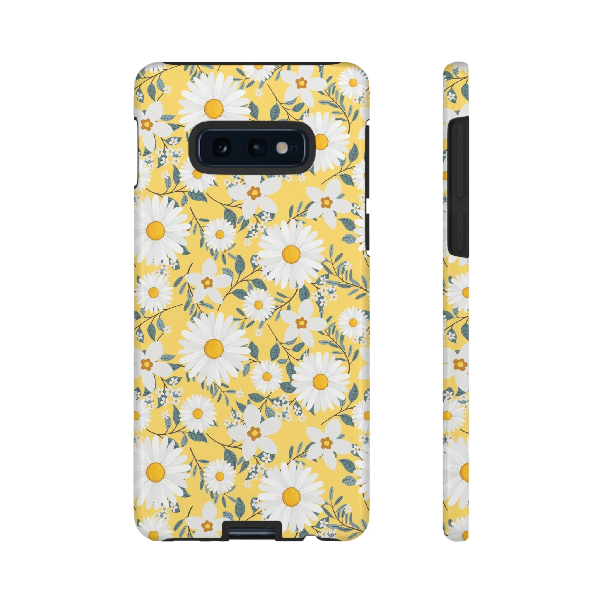 Daisy Iphone 14 13 12 Pro Case, Yellow Flowers Floral Cute Aesthetic Tough Cases 11 8 Plus X XR XS Max Pixel Galaxy S23 s22 Phone