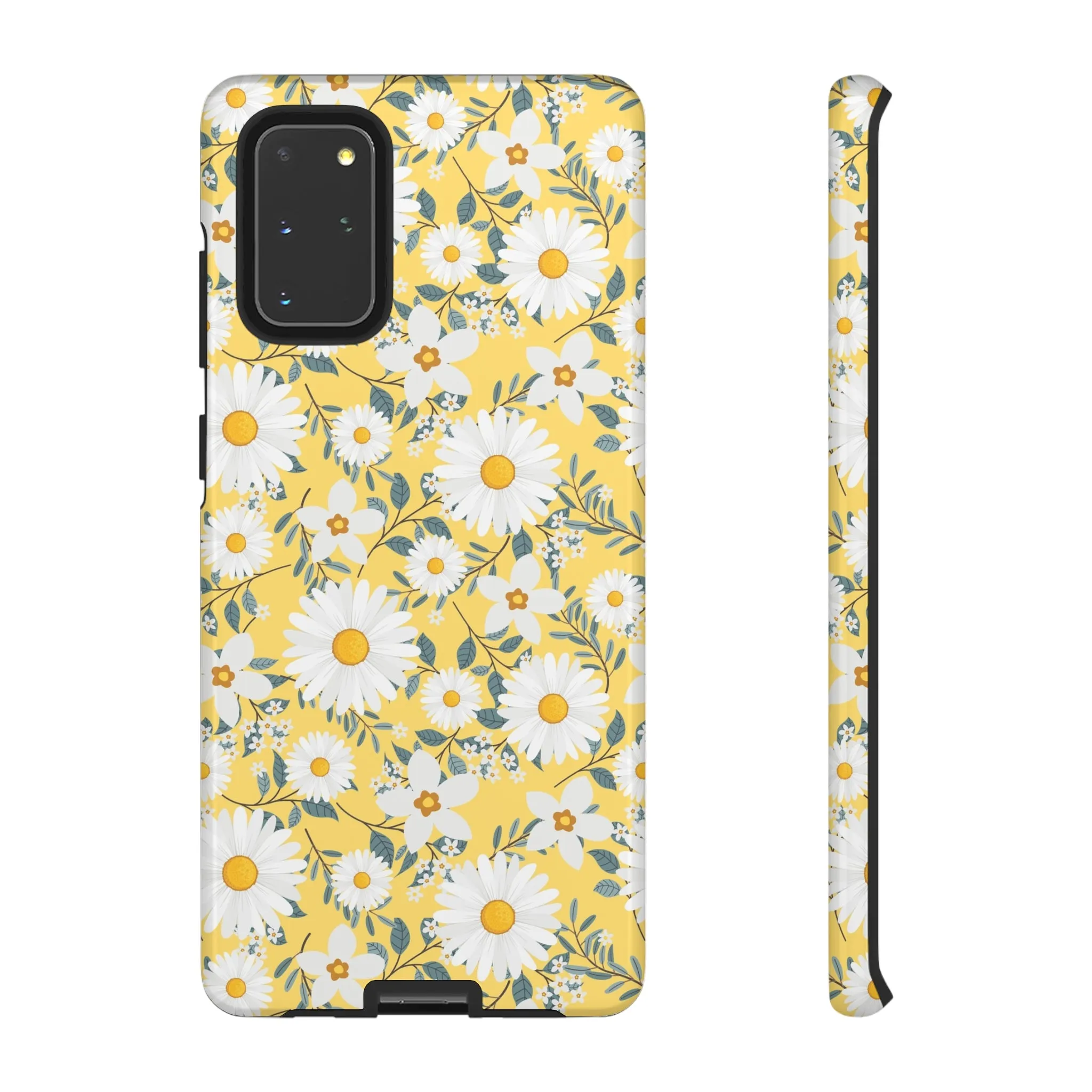 Daisy Iphone 14 13 12 Pro Case, Yellow Flowers Floral Cute Aesthetic Tough Cases 11 8 Plus X XR XS Max Pixel Galaxy S23 s22 Phone