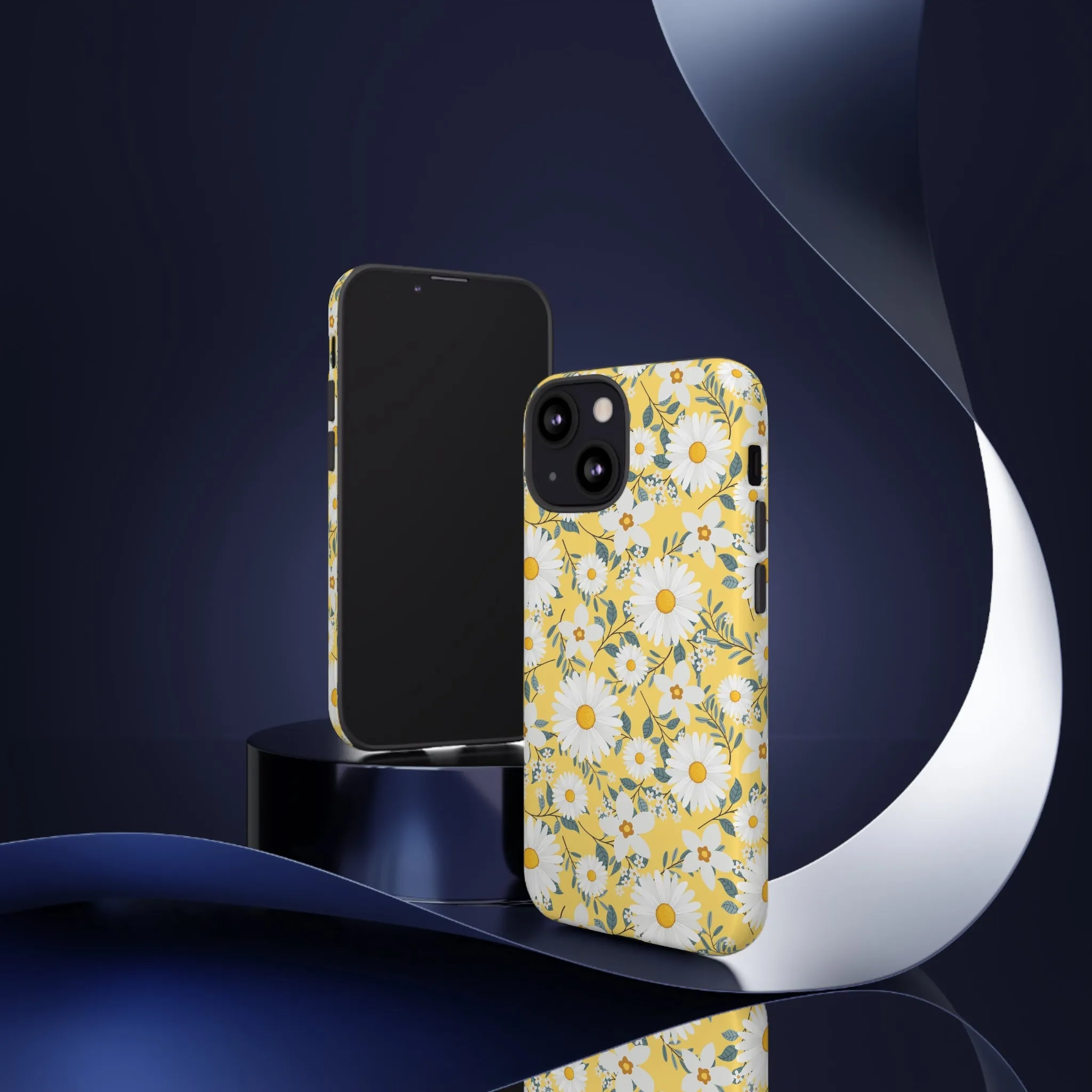 Daisy Iphone 14 13 12 Pro Case, Yellow Flowers Floral Cute Aesthetic Tough Cases 11 8 Plus X XR XS Max Pixel Galaxy S23 s22 Phone