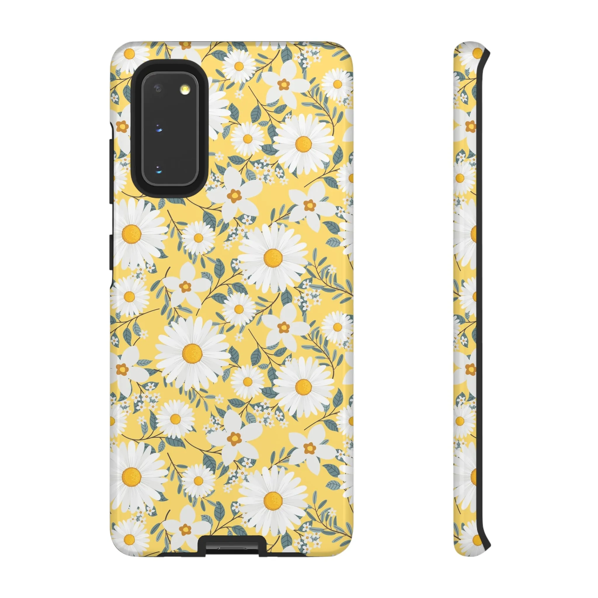 Daisy Iphone 14 13 12 Pro Case, Yellow Flowers Floral Cute Aesthetic Tough Cases 11 8 Plus X XR XS Max Pixel Galaxy S23 s22 Phone