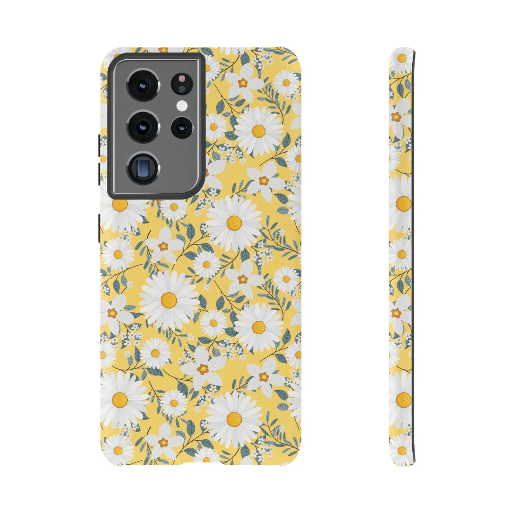 Daisy Iphone 14 13 12 Pro Case, Yellow Flowers Floral Cute Aesthetic Tough Cases 11 8 Plus X XR XS Max Pixel Galaxy S23 s22 Phone