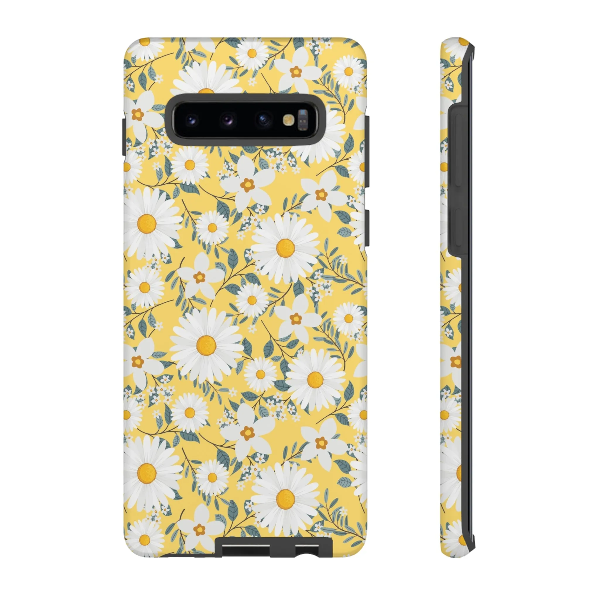 Daisy Iphone 14 13 12 Pro Case, Yellow Flowers Floral Cute Aesthetic Tough Cases 11 8 Plus X XR XS Max Pixel Galaxy S23 s22 Phone