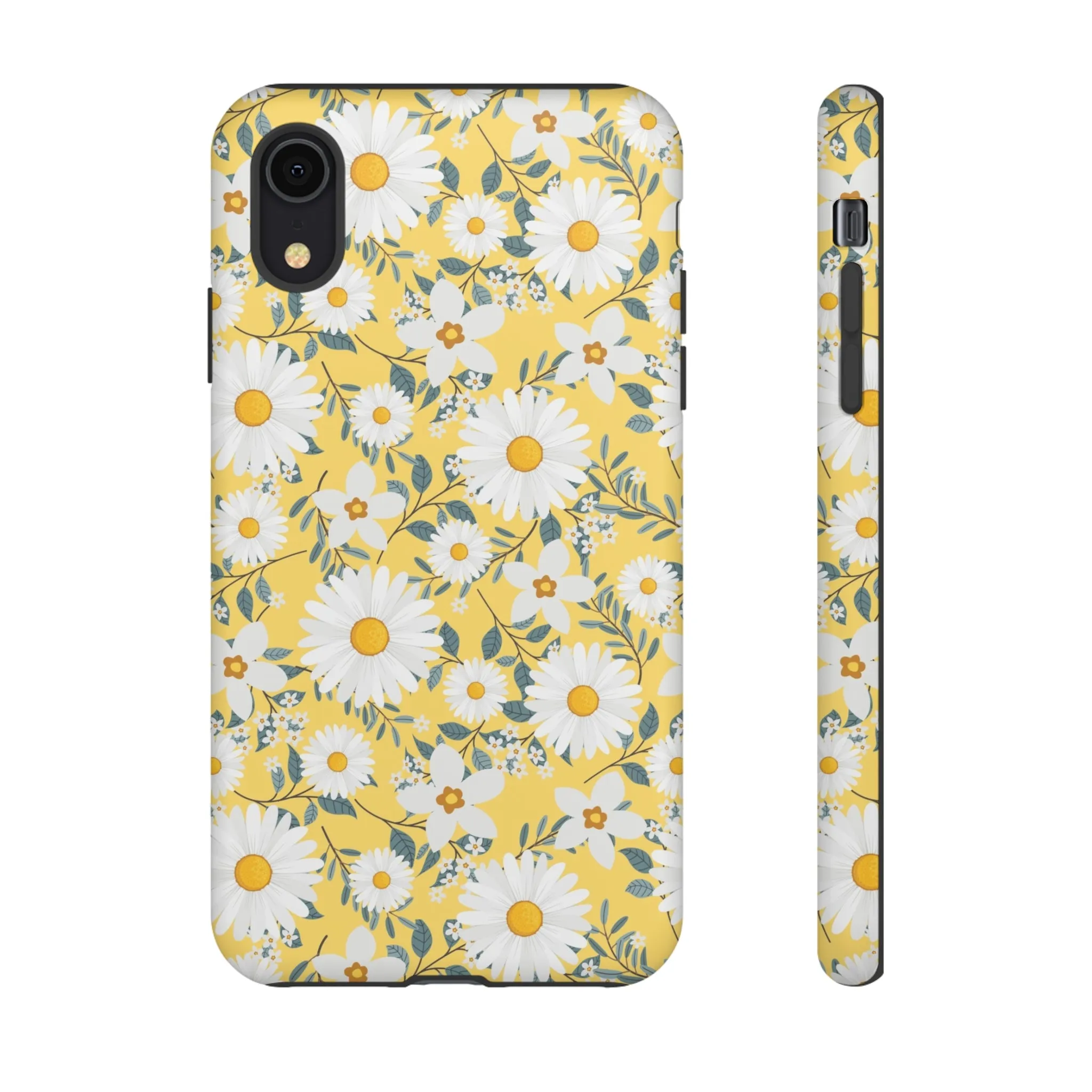 Daisy Iphone 14 13 12 Pro Case, Yellow Flowers Floral Cute Aesthetic Tough Cases 11 8 Plus X XR XS Max Pixel Galaxy S23 s22 Phone