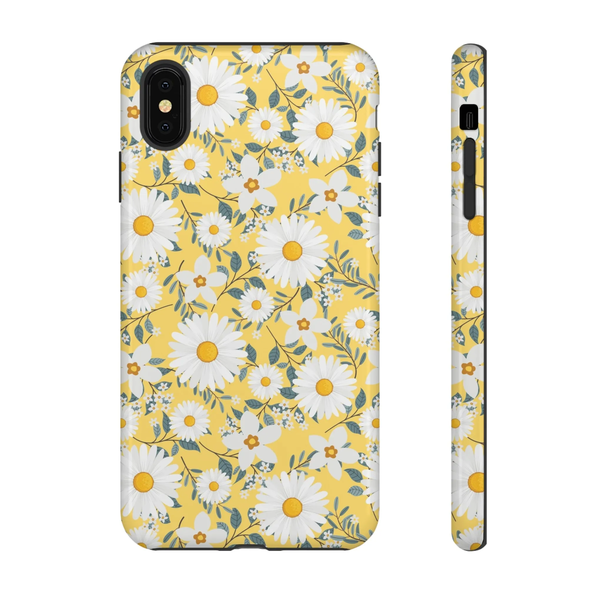 Daisy Iphone 14 13 12 Pro Case, Yellow Flowers Floral Cute Aesthetic Tough Cases 11 8 Plus X XR XS Max Pixel Galaxy S23 s22 Phone