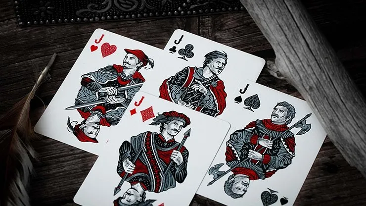 Devils in the Details Sinful Silver Playing Cards by Riffle Shuffle