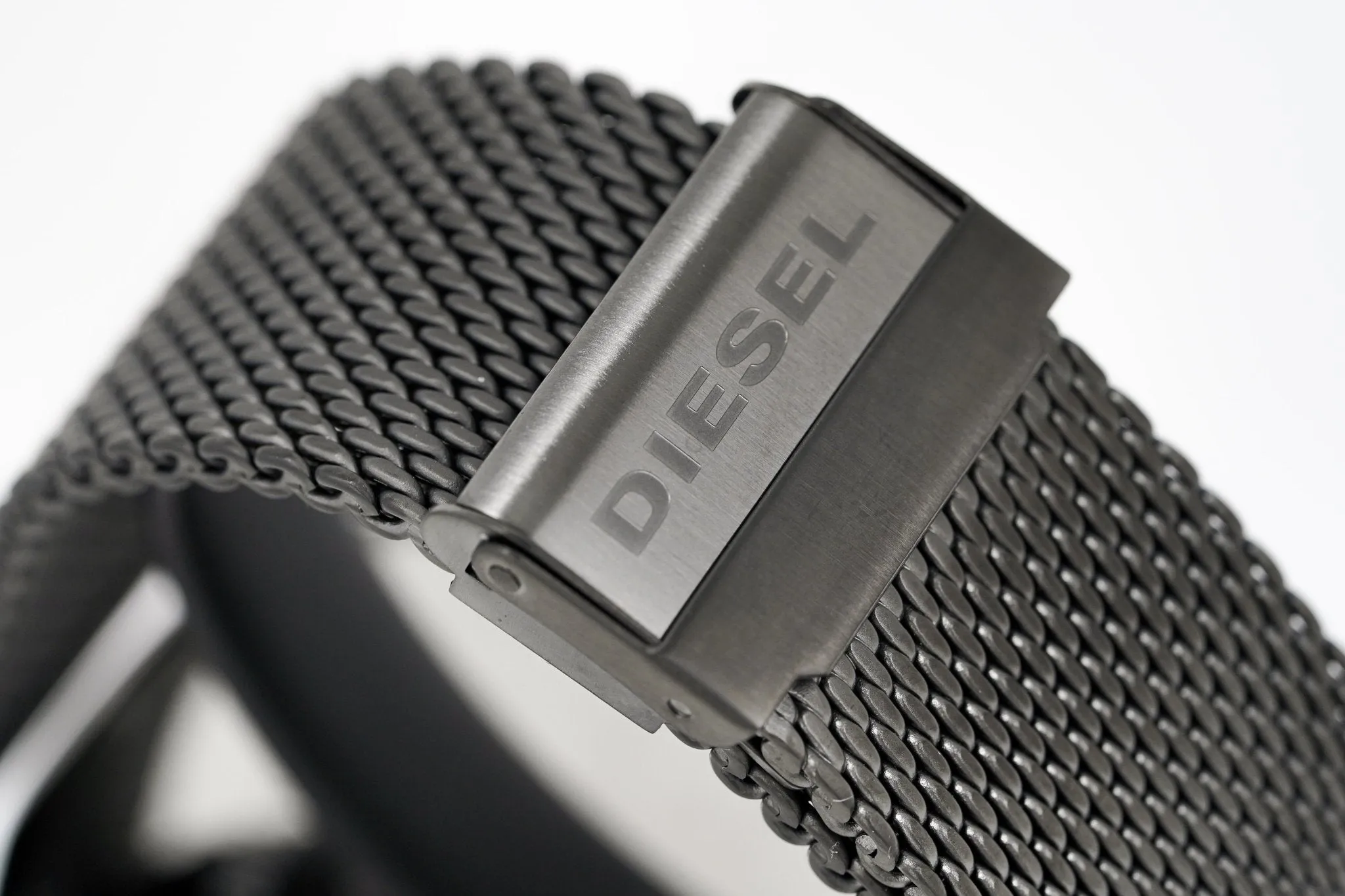 Diesel Men's Chronograph Watch Mega Chief Gunmetal Mesh