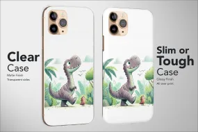 Dinosaur Phone Case Dino T-Rex Animal Landscape Art Cartoon Cover