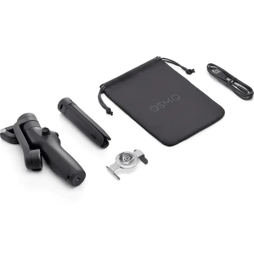 DJI Osmo Mobile 6 OM Gimbal Phone Stabiliser Stick Tripod Black Kit