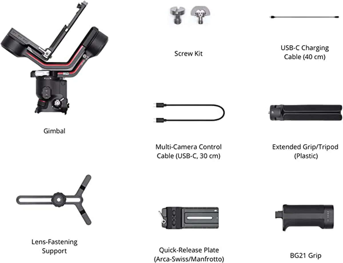 DJI RS 3 Gimbal Stabilizer for Camera 3 kg (6.6 lbs) Payload