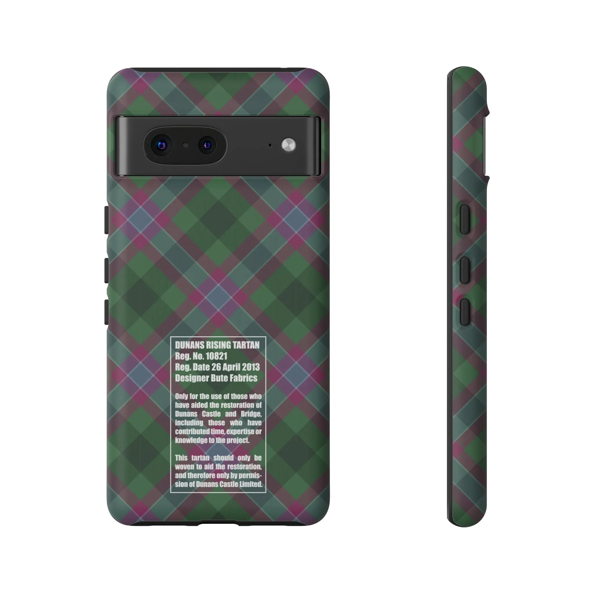 Dunans Rising Tartan, with Official Tartan Stamp, Tough Cases