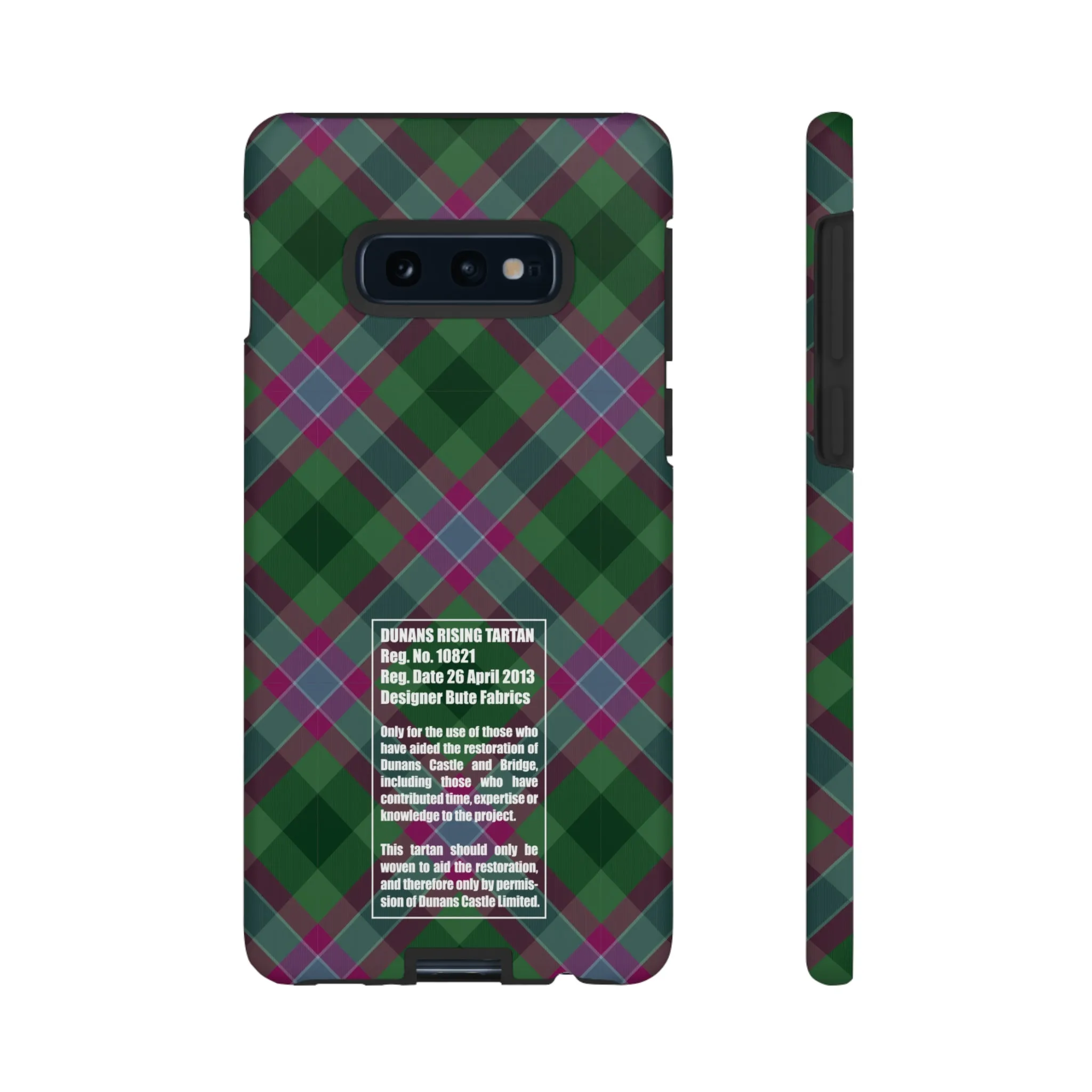 Dunans Rising Tartan, with Official Tartan Stamp, Tough Cases