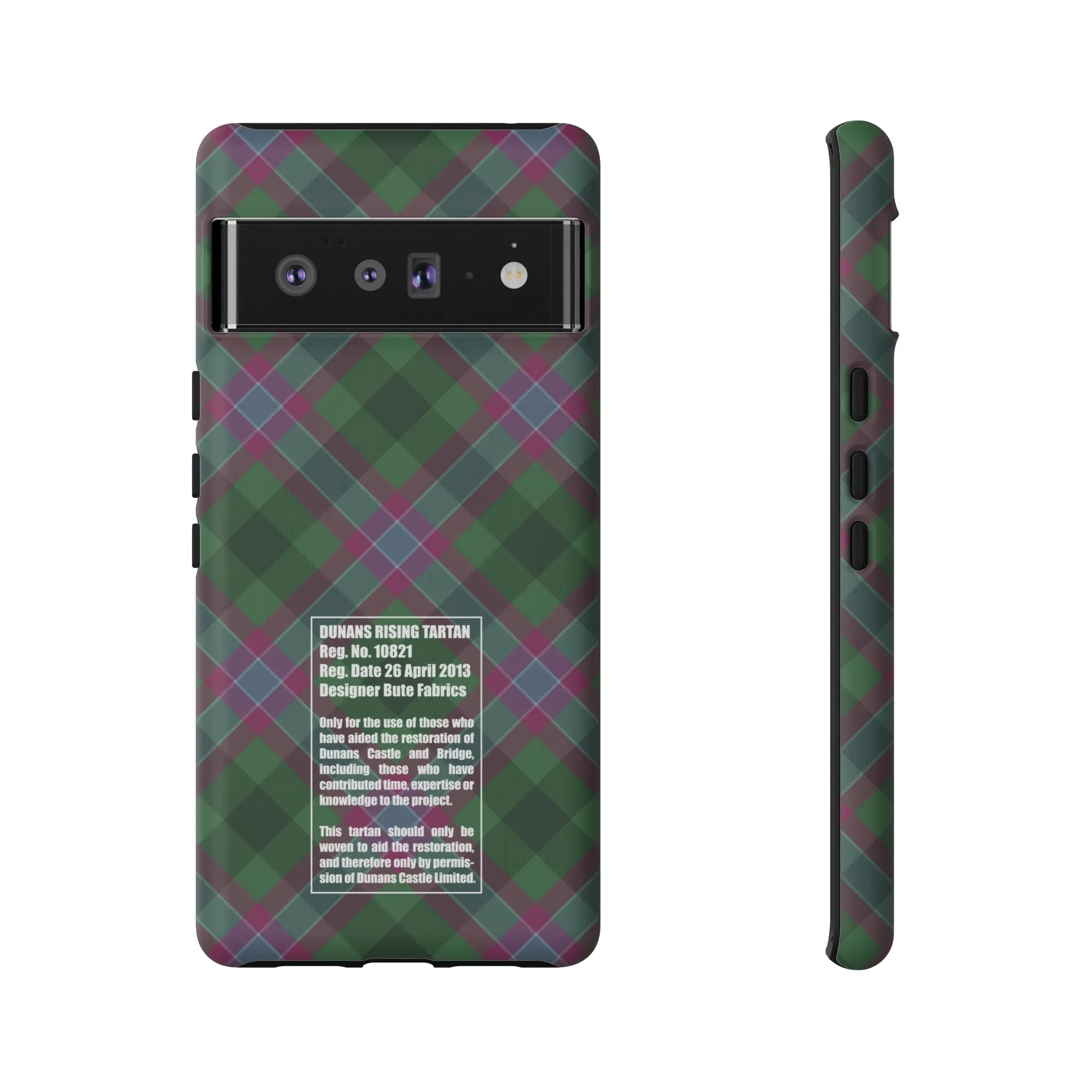 Dunans Rising Tartan, with Official Tartan Stamp, Tough Cases