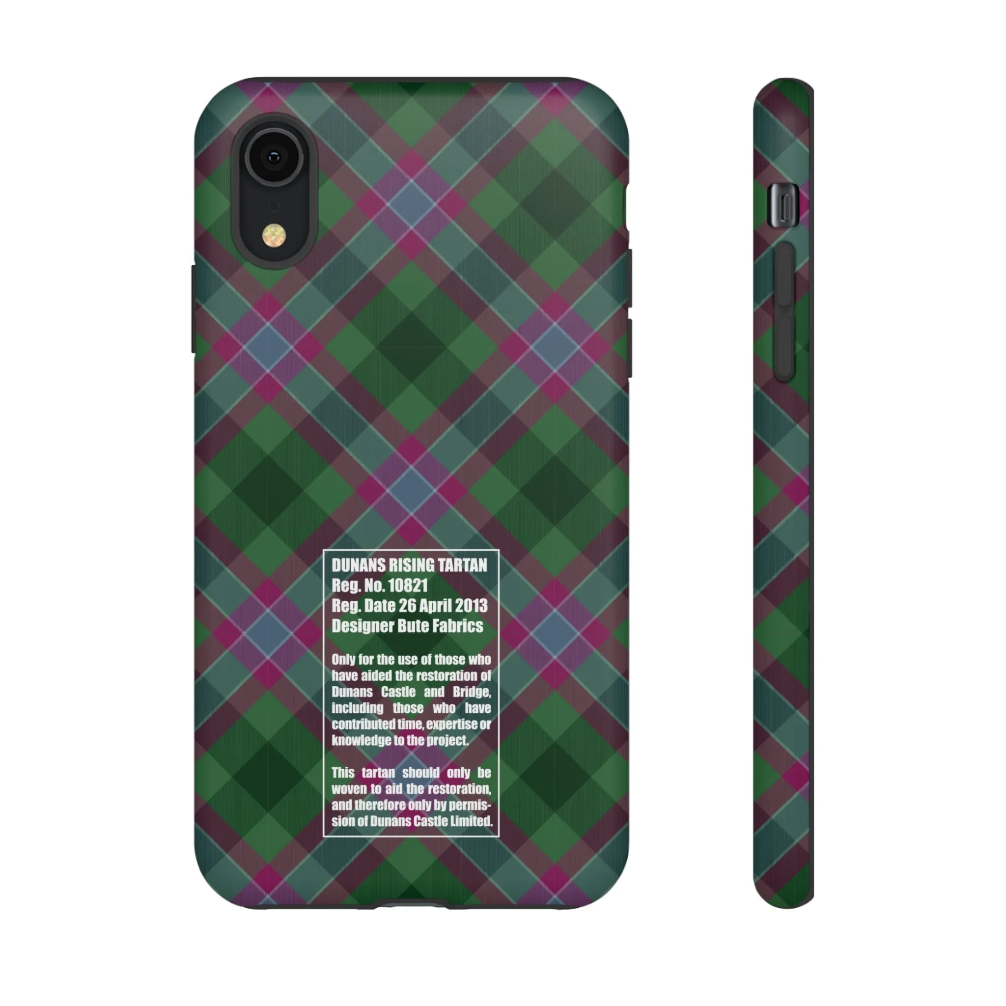 Dunans Rising Tartan, with Official Tartan Stamp, Tough Cases