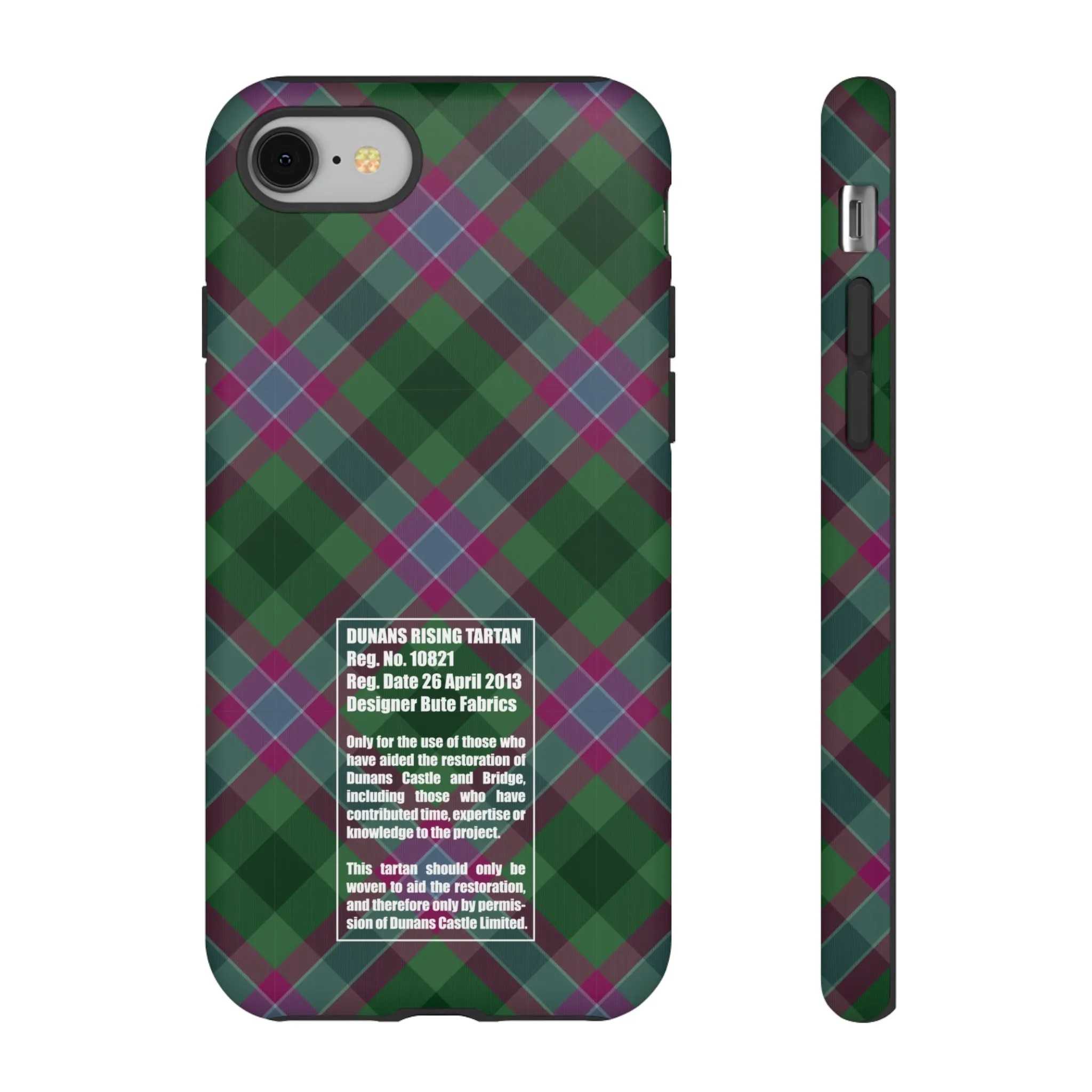 Dunans Rising Tartan, with Official Tartan Stamp, Tough Cases