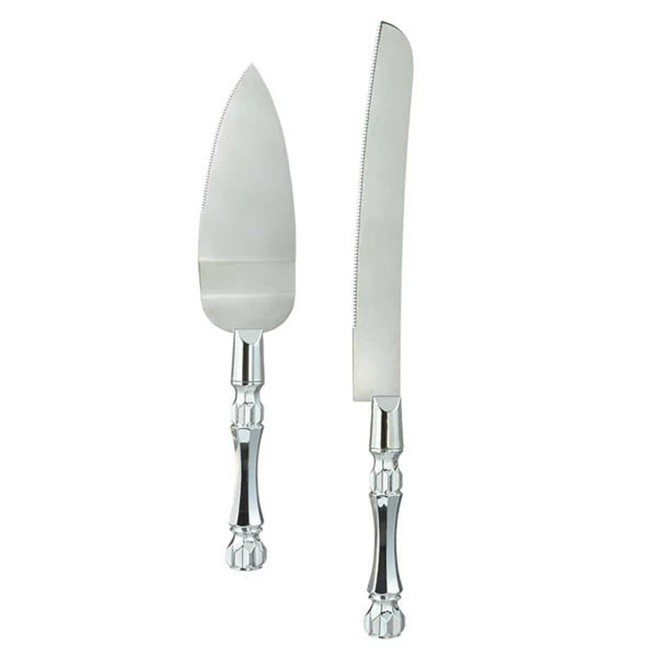 Electroplated Silver Cake Server set | 1set