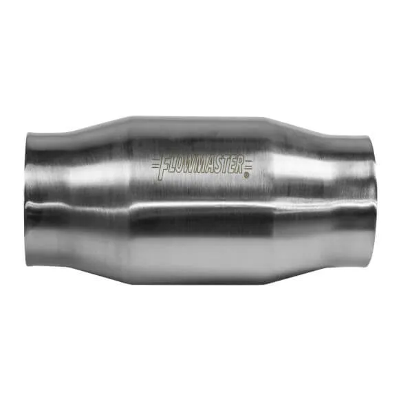 Flowmaster 200 Series 49 State Catalytic Converter - 3 in Inlet - 3 in Outlet - 4 x 3-1/2 in Case - 8 in Long - Universal