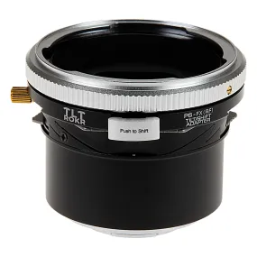 Fotodiox Pro TLT ROKR - Tilt / Shift Lens Mount Adapter for Pentacon 6 (Kiev 66) SLR Lenses to Fujifilm Fuji X-Series Mirrorless Camera Body