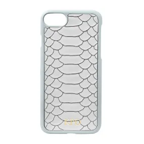 Gray Python Leather iPhone Case