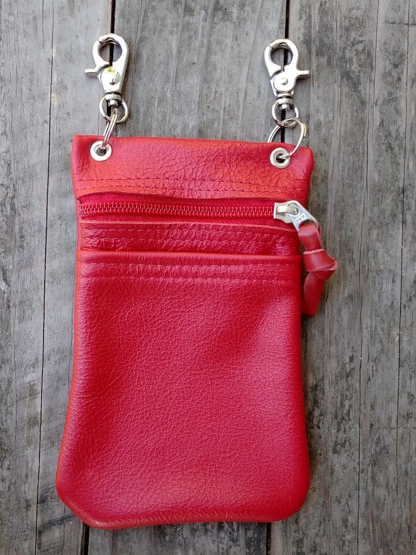 Handmade Leather SmartPouch - Vertical Style