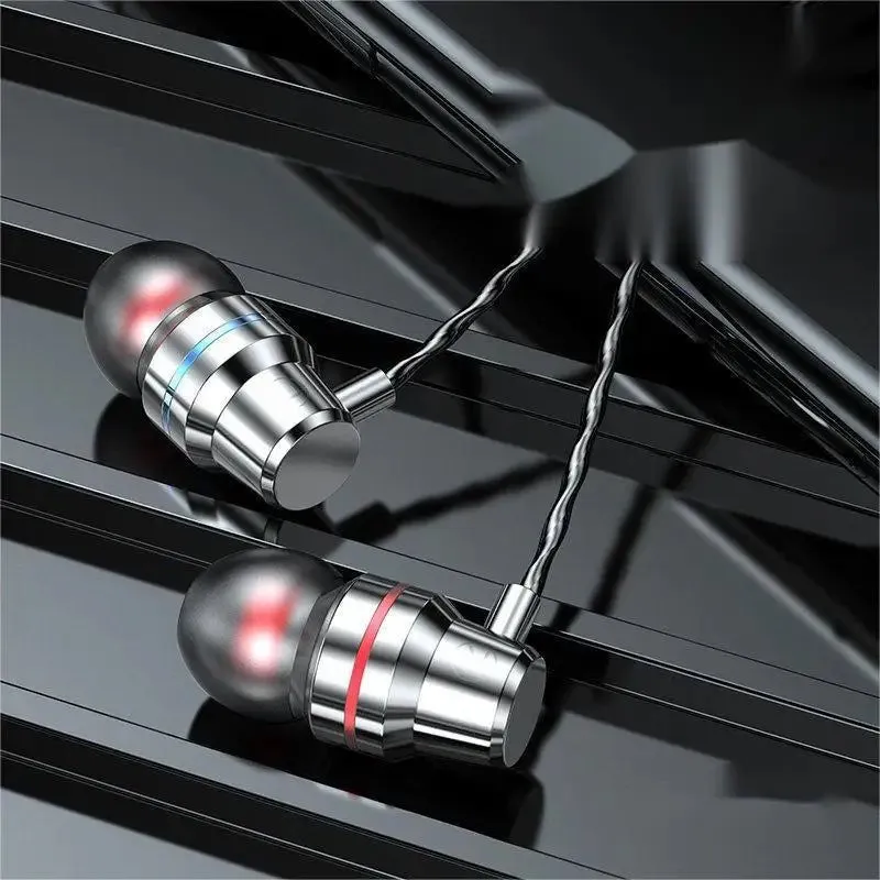 High-End Wired Earphones with 3.5mm Plug - Crystal Clear Sound