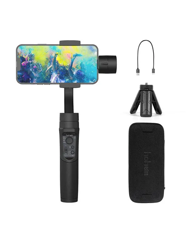 Hohem iSteady Mobile Plus 3-Axis Handheld Smartphone Gimbal in Black Color