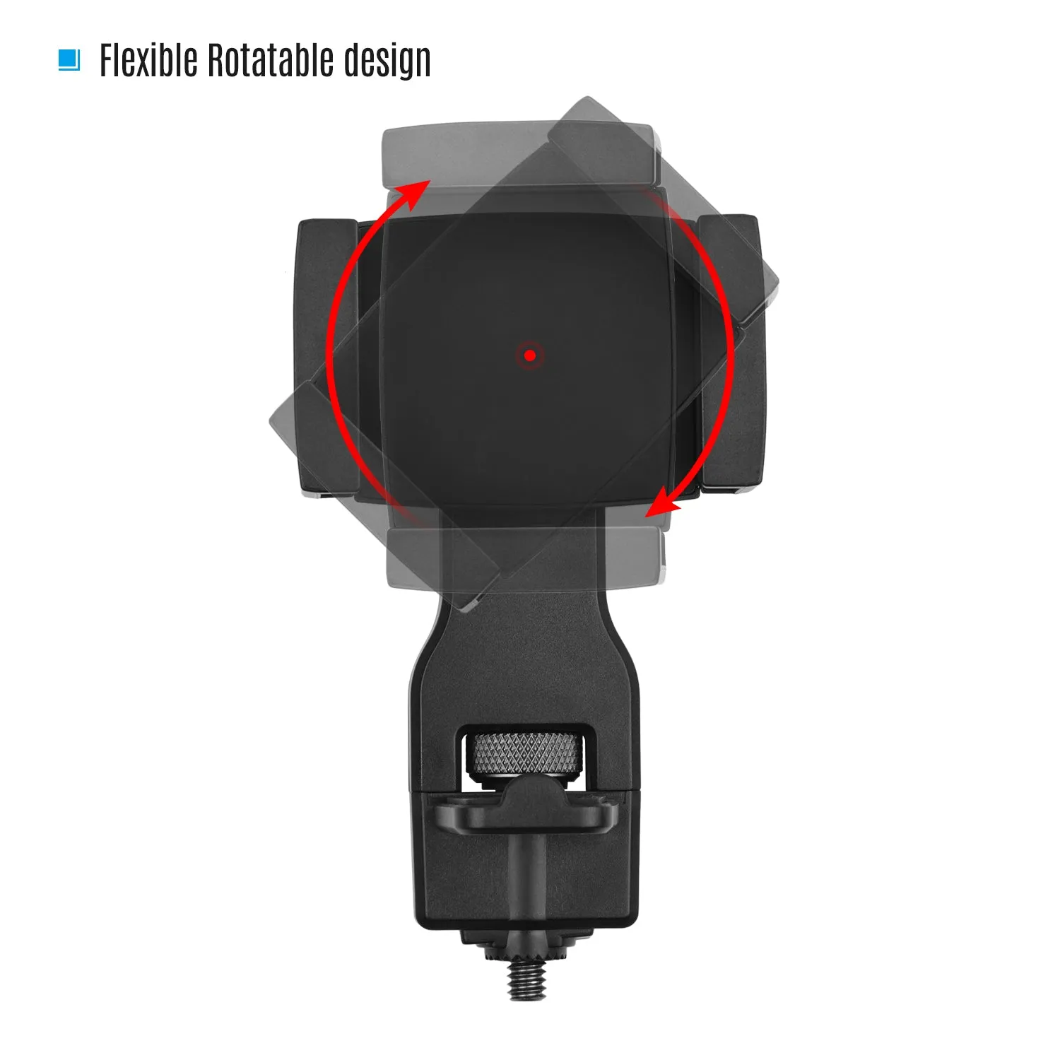 Hohem Phone Holder Universal Smartphone Clamp with 1/4" Screw Mount for iSteady Pro 2 / 3 / 4 Bracket 58mm to 89mm Devices