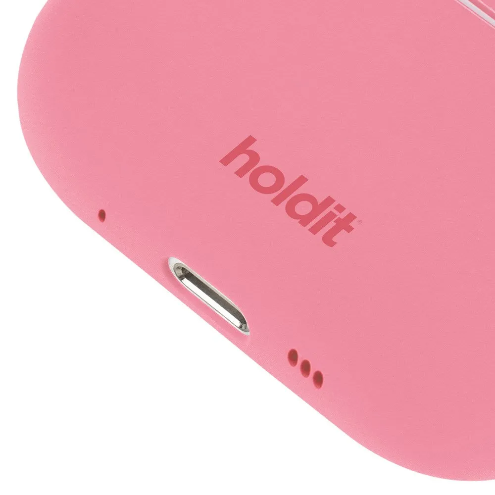 Holdit Silikone Cover Til AirPods Pro 2 / Pro - Rouge Pink