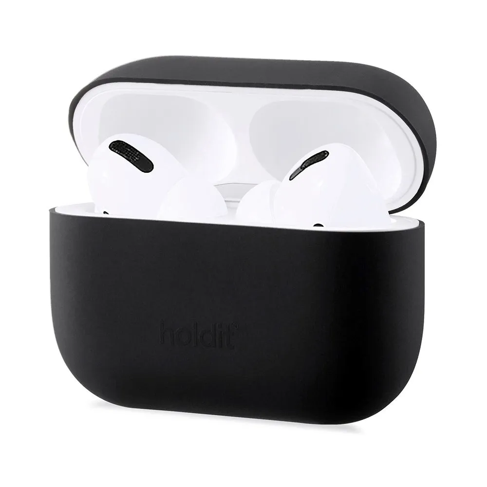 Holdit Silikone Cover Til AirPods Pro - Sort