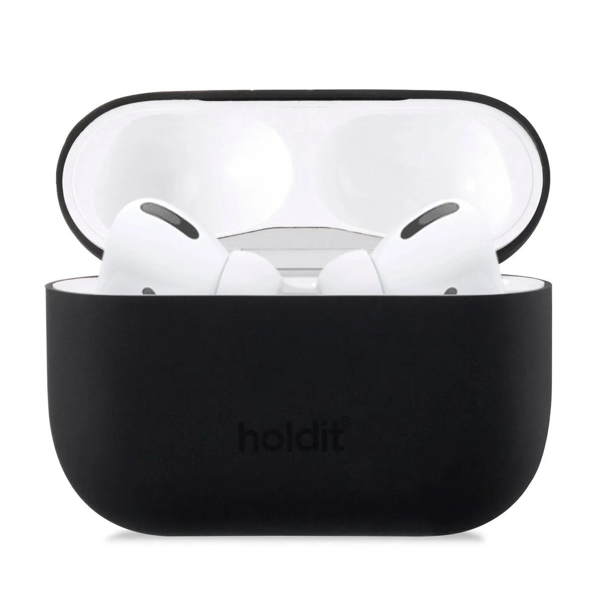 Holdit Silikone Cover Til AirPods Pro - Sort