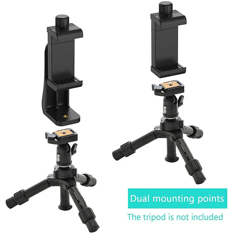 Hridz Universal Smartphone Tripod Mount Adapter Adjustable Clamp Phone Holder Clip Holder