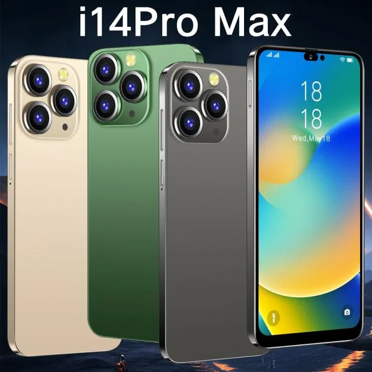 i14 Pro Max N86 Smartphone, 6.3" Display, 2GB RAM   16GB Storage, Face Unlock, Android 10, 4G Network