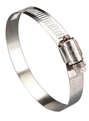 Ideal Hy Gear 1-1/4 in to 3-1/4 in. SAE 44 Silver Hose Clamp Stainless Steel Band