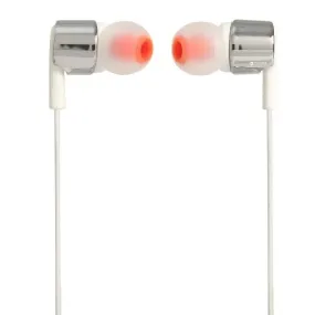 JBL T210 In-Ear Headphones (Silver)