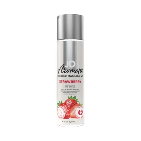 JO Aromatix Strawberry Scented Massage Oil 4 oz.