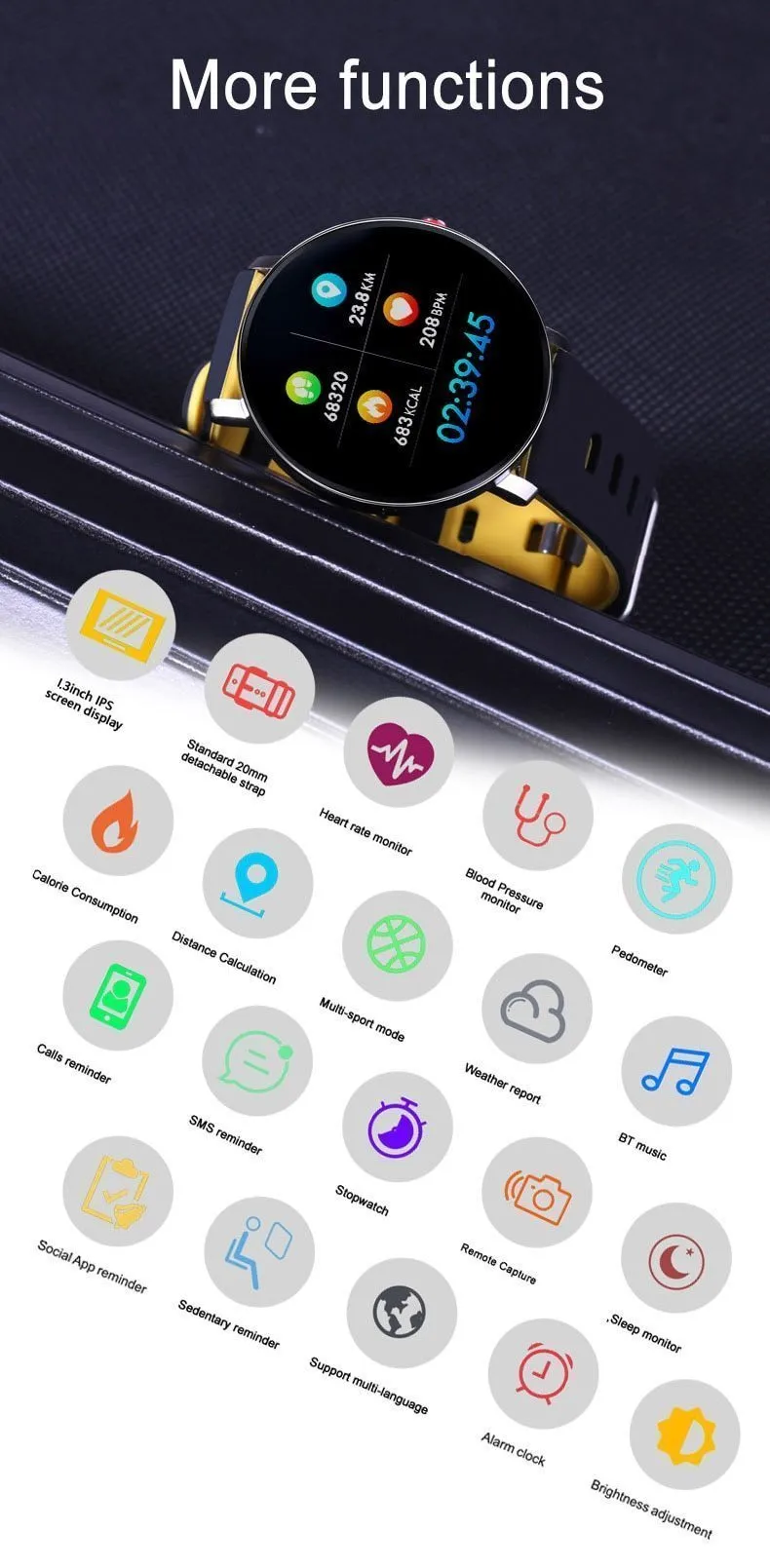 K9 Bluetooth Women Smart Watch