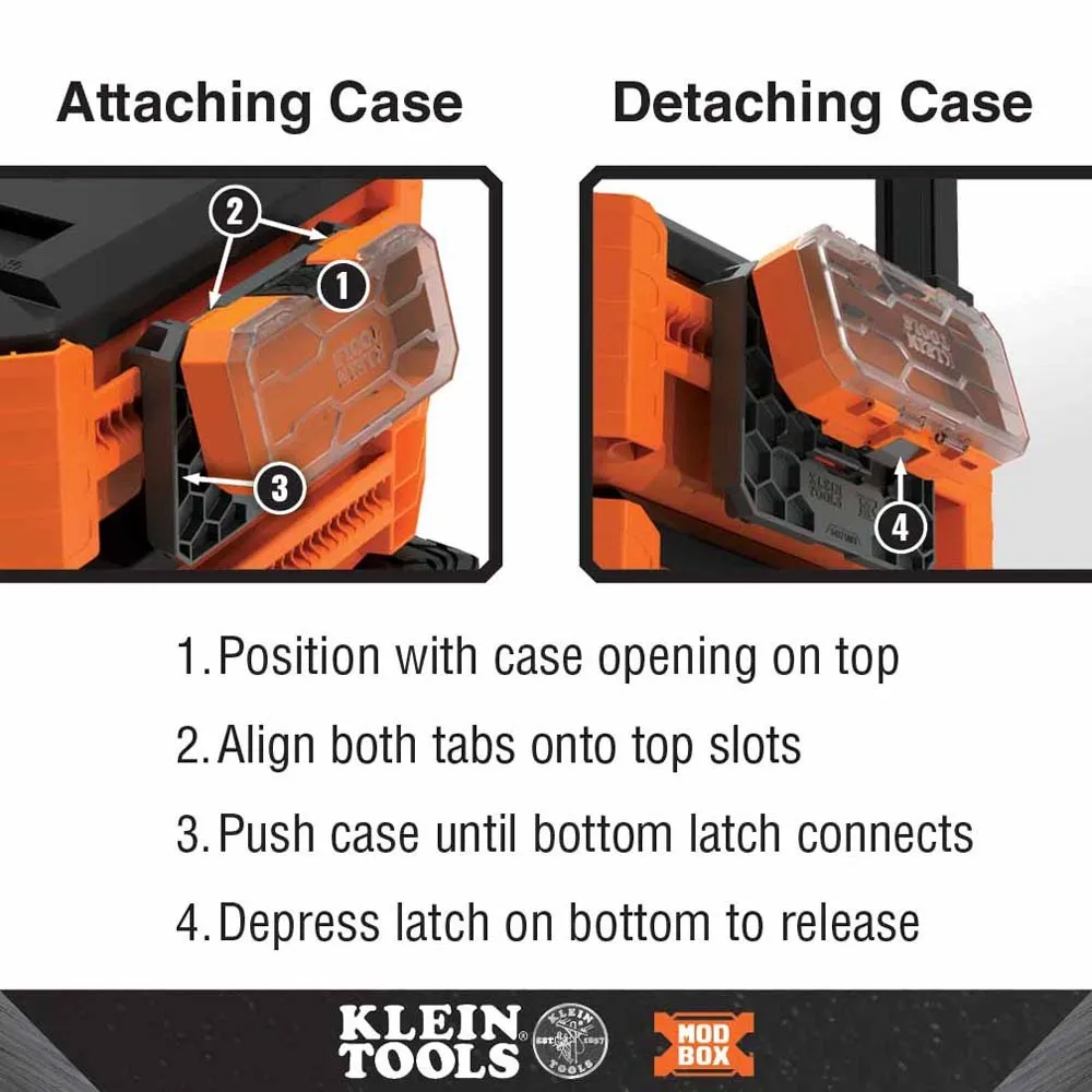 Klein 54875MB MODbox Case Adapter Rail Attachment