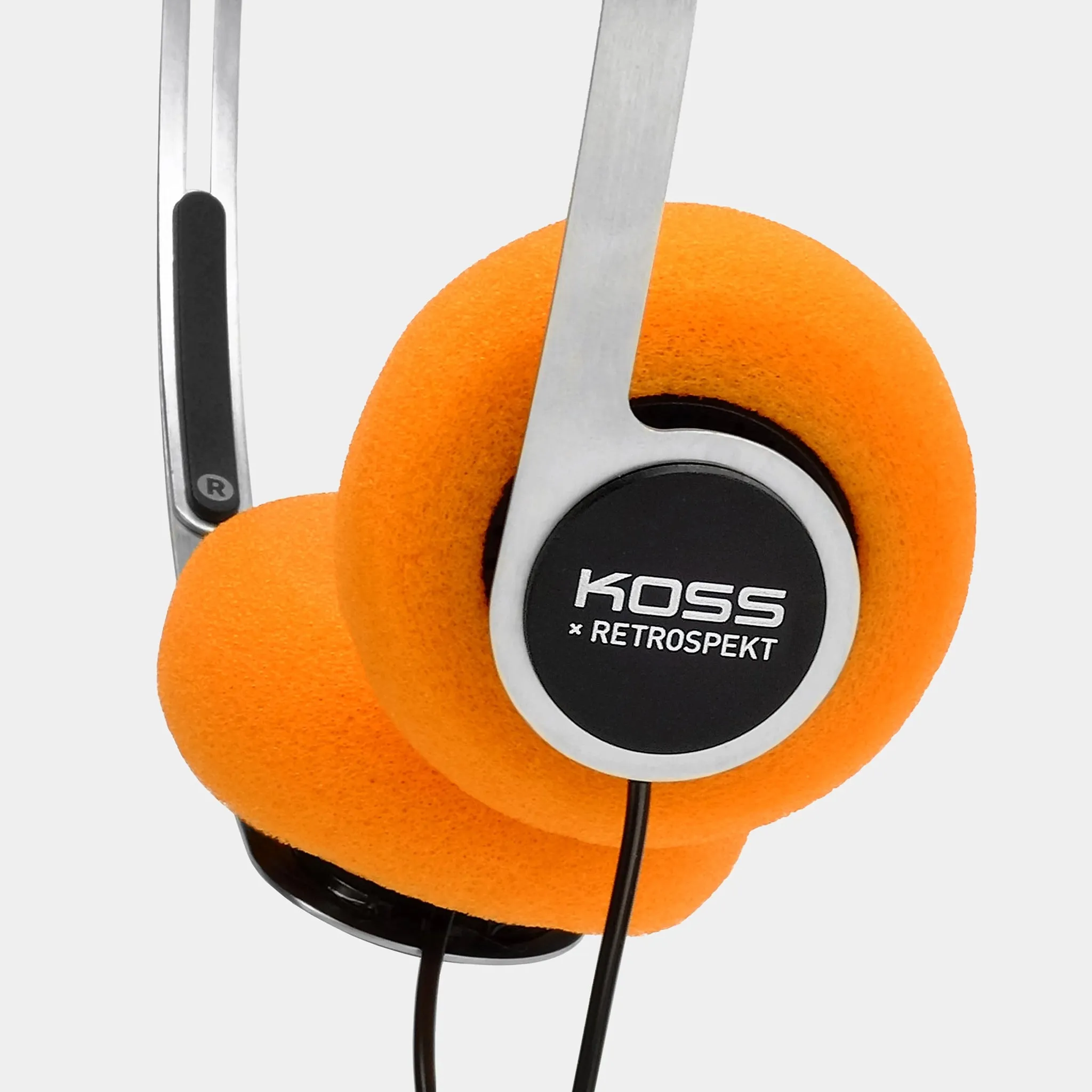 Koss x Retrospekt P/21 Retro Orange Foam On-Ear Headphones