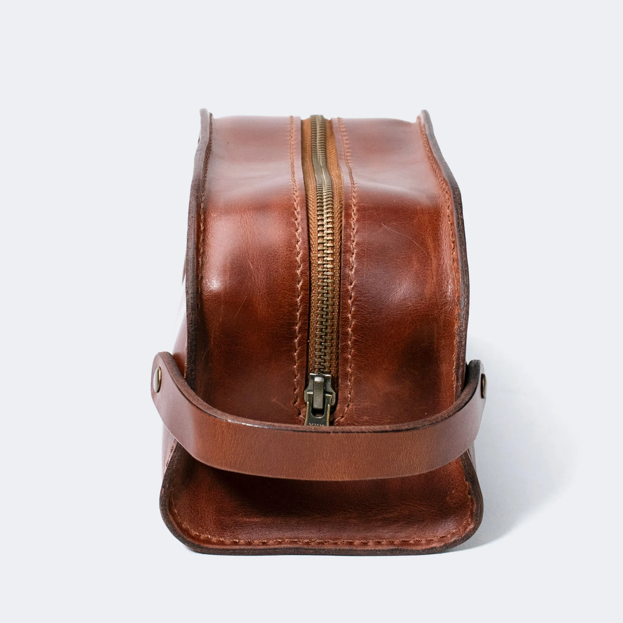 Leather Dopp Kit - Toiletry Bag