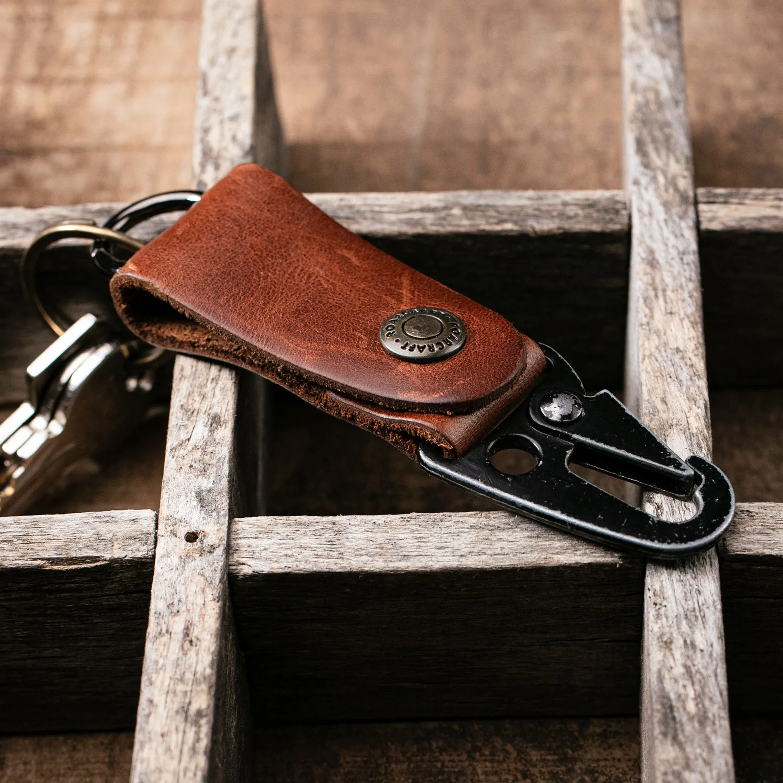 Leather Key Holder - Carabiner