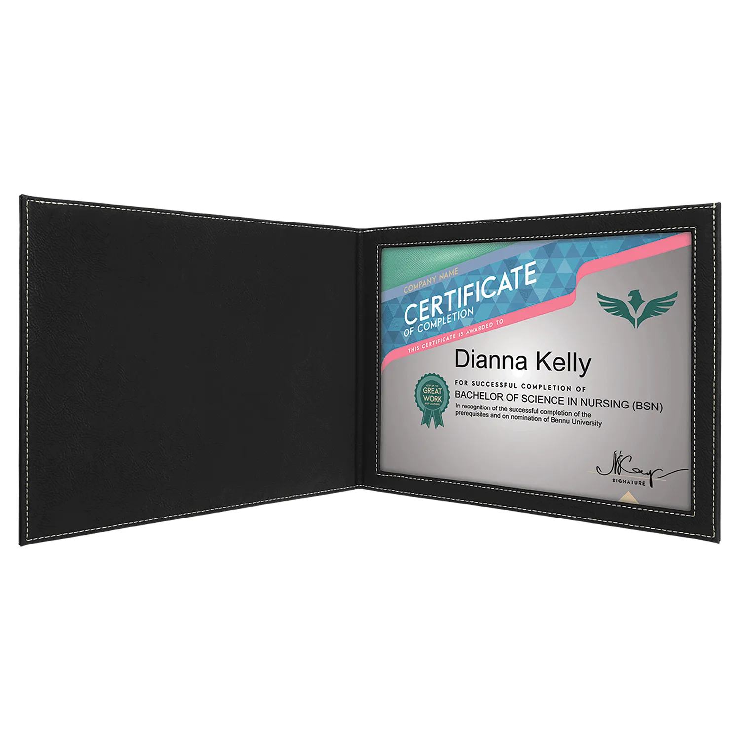 Leatherette Certificate Holder