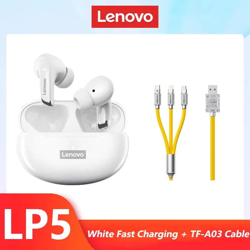 Lenovo LP5 Wireless Bluetooth Earbuds Hi-Fi Music Earphone With Mic Headphones Sports Water resistant