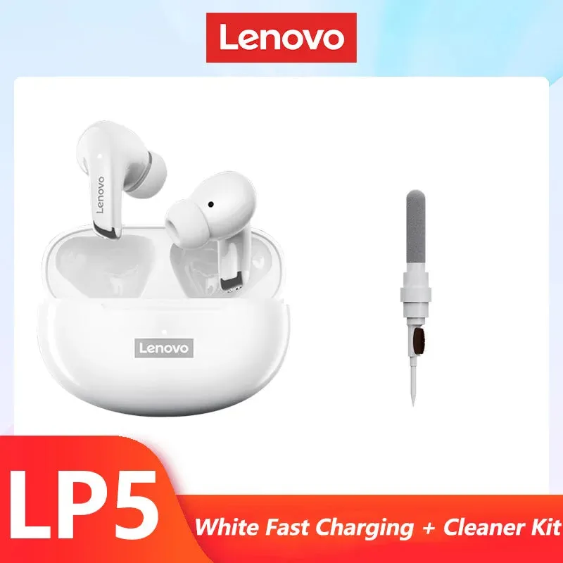 Lenovo LP5 Wireless Bluetooth Earbuds Hi-Fi Music Earphone With Mic Headphones Sports Water resistant