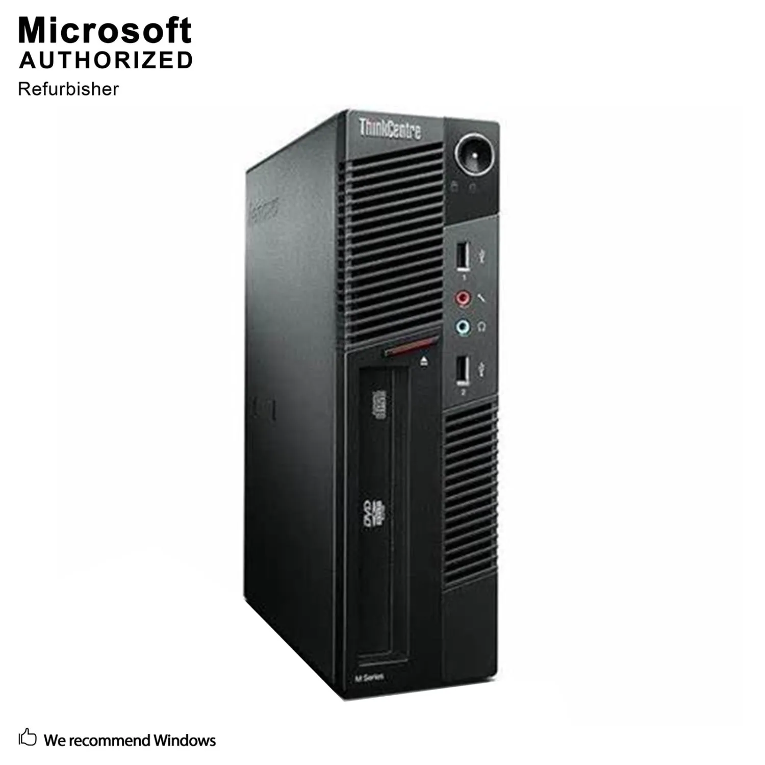 Lenovo ThinkCentre M91P USFF PC, INTEL CORE I5-2400S 2.5GHZ, 4G DDR3, 500G, VGA, DP, BT, WIFI, Windows 10 Pro 64 Bit-Multi-Language(EN/ES/FR)-Refurbished