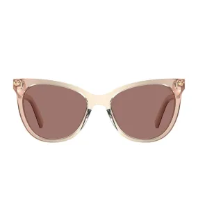 Love Moschino Women's Burgundy Cat-Eye Sunglasses