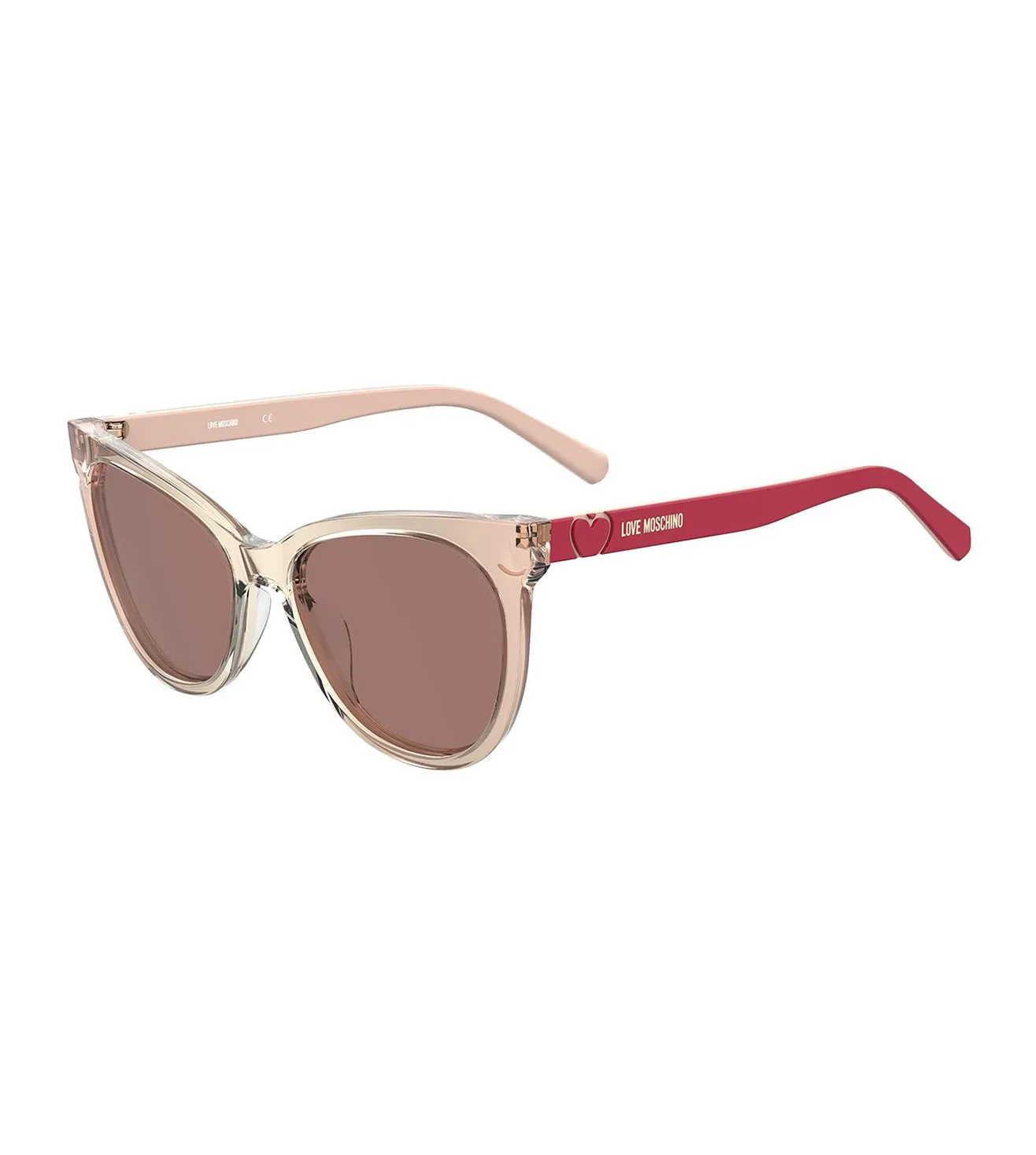 Love Moschino Women's Burgundy Cat-Eye Sunglasses