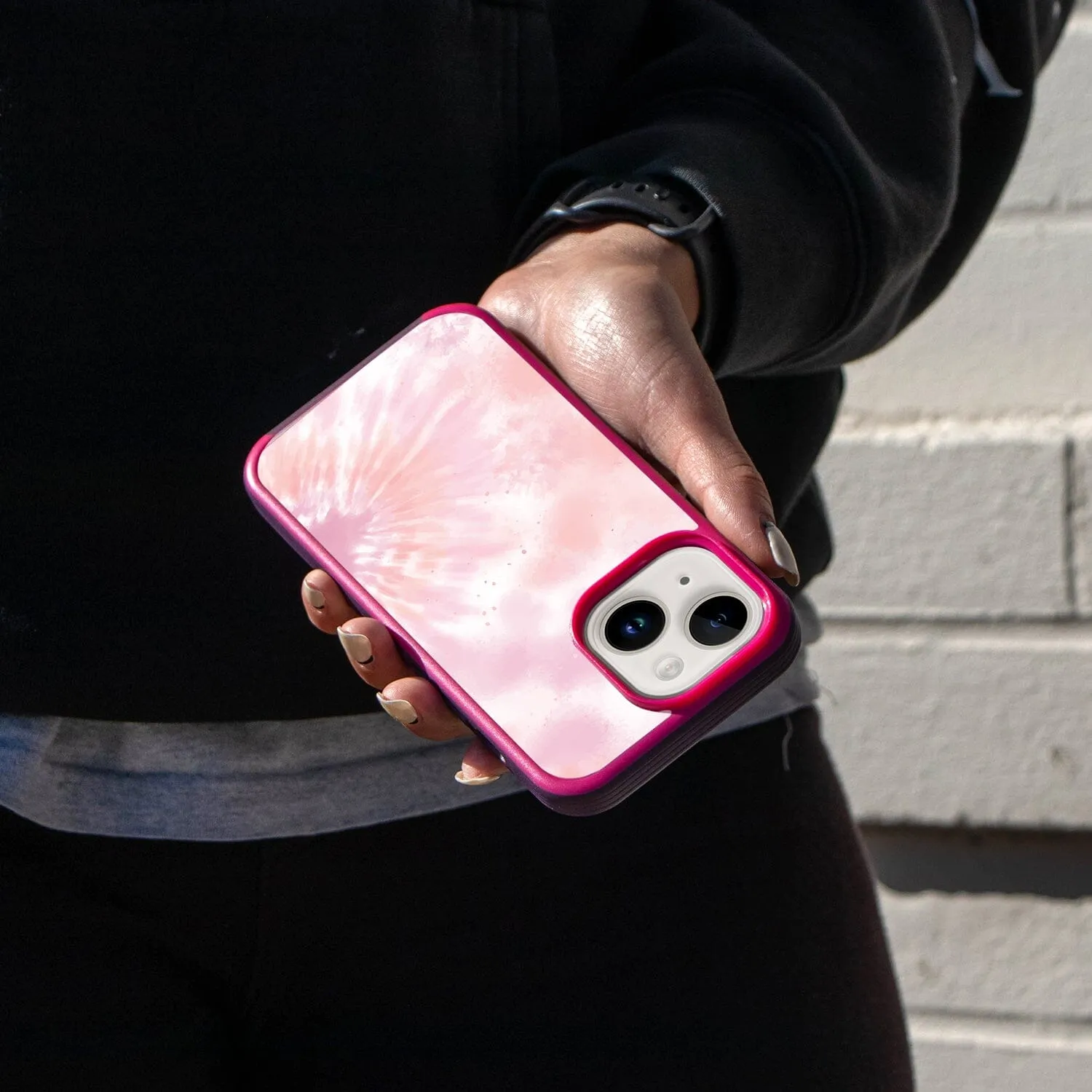 MagSafe iPhone 13 Pink Tie Dye Case